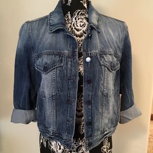 Calvin Klein Cropped Jean Jacket